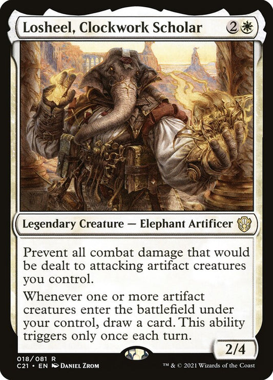 Losheel, Clockwork Scholar – Commander 2021 [C21] – English – #18