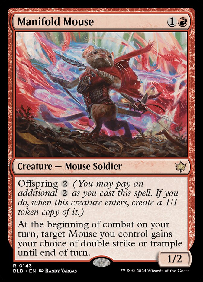 Manifold Mouse – Bloomburrow [BLB] – English – #143