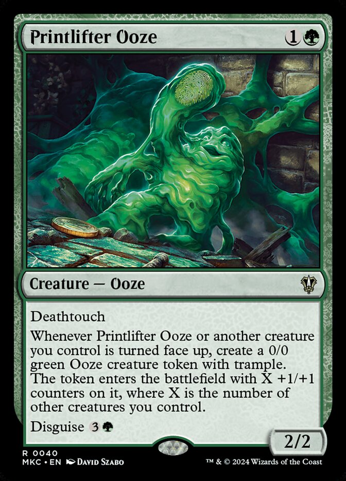 Printlifter Ooze – Murders at Karlov Manor Commander [MKC] – English – #40