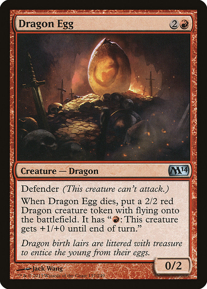 Dragon Egg – Magic 2014 [M14] – English – #137