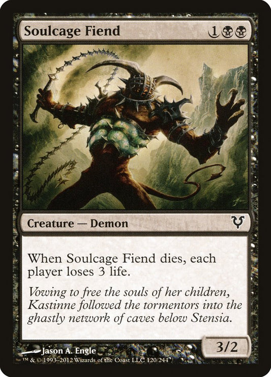 Soulcage Fiend – Avacyn Restored [AVR] – English – #120