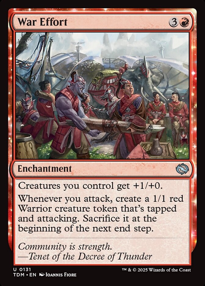War Effort – Tarkir: Dragonstorm [TDM] – D – #131