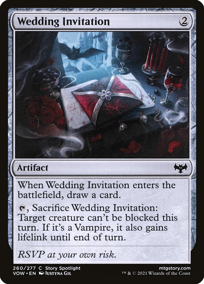 Wedding Invitation – Innistrad: Crimson Vow [VOW] – English – #260