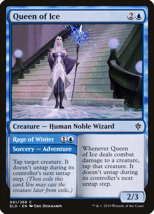 Queen of Ice // Rage of Winter – Throne of Eldraine [ELD] – English – #61