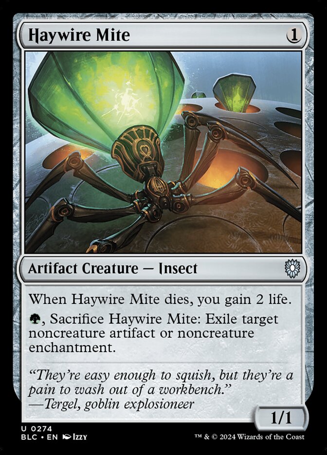 Haywire Mite – Bloomburrow Commander [BLC] – English – #274
