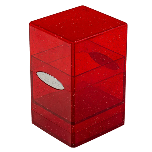 Deck Box (Tower) - Glitzerrot - Ultra Pro