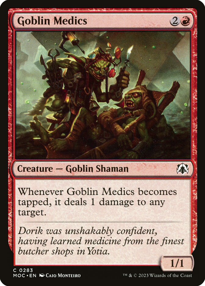 Goblin Medics – March of the Machine Commander [MOC] – D – #283