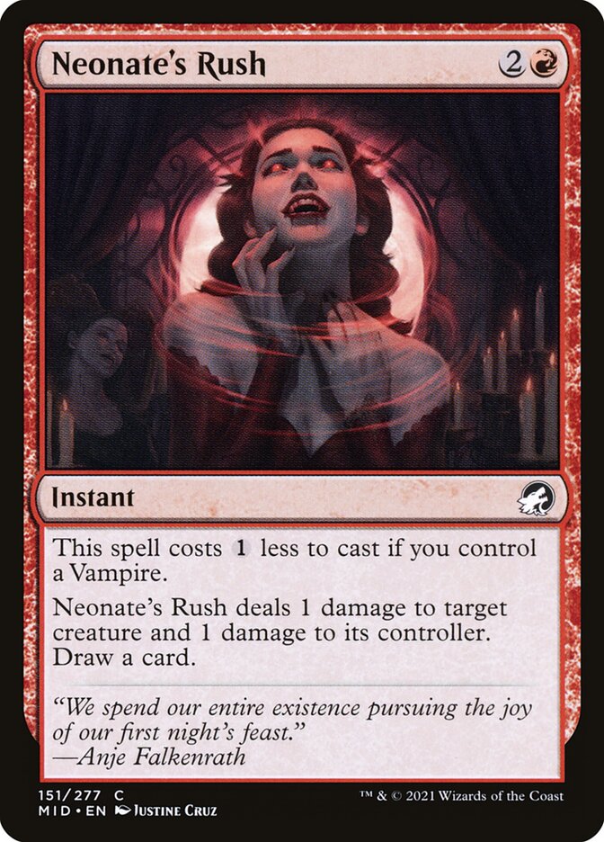 Neonate's Rush – Innistrad: Midnight Hunt [MID] – English – #151