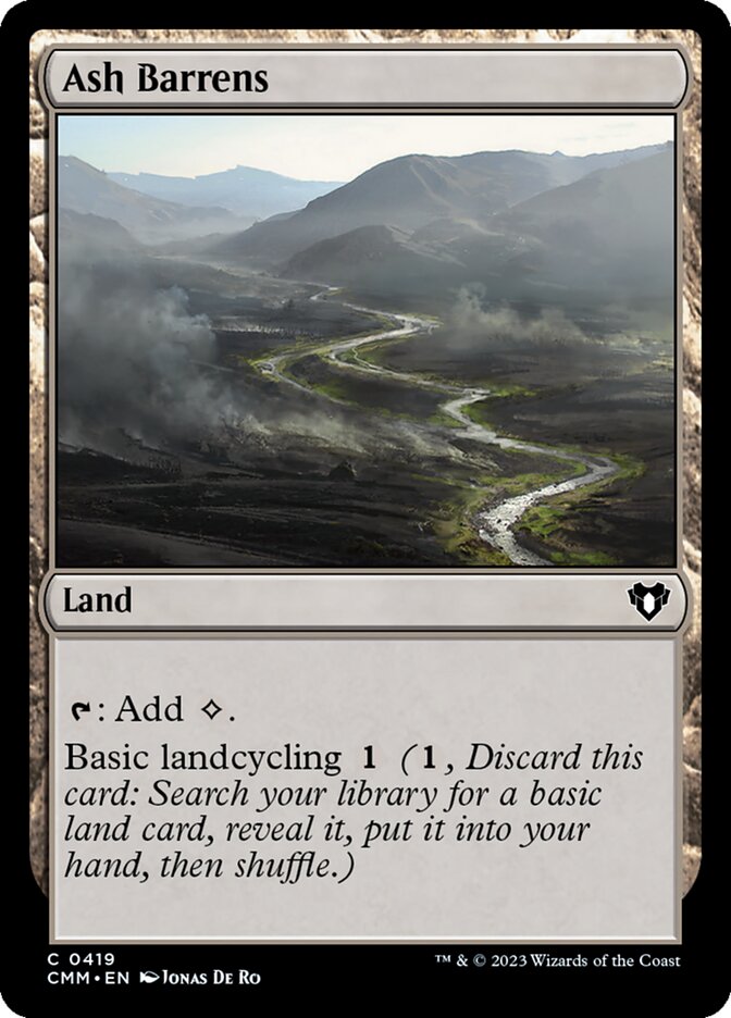 Ash Barrens – Commander Masters [CMM] – D – #419