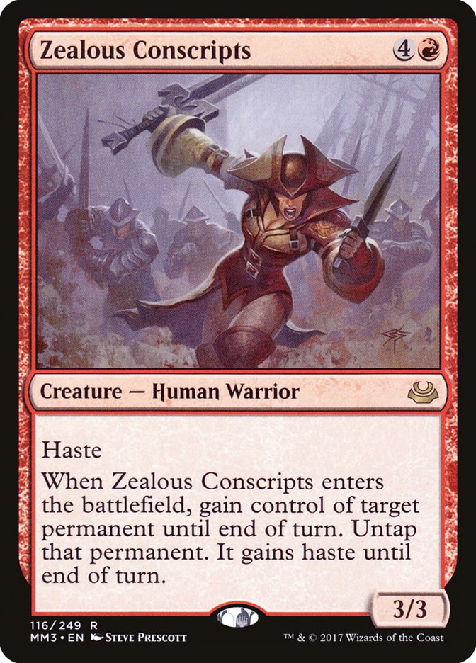 Zealous Conscripts – Modern Masters 2017 [MM3] – English – #116