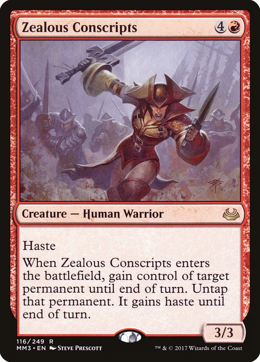 Zealous Conscripts – Modern Masters 2017 [MM3] – English – #116
