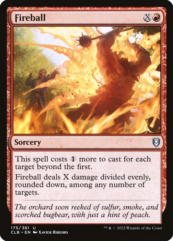 Fireball – Commander Legends: Battle for Baldur's Gate [CLB] – English – #175