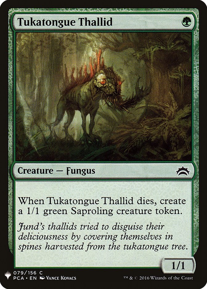 Tukatongue Thallid – The List [PLST] – English – #PCA-79