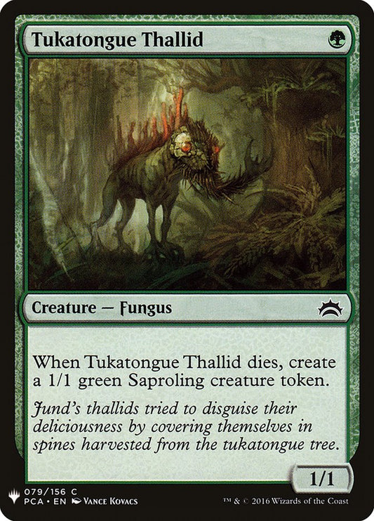 Tukatongue Thallid – The List [PLST] – English – #PCA-79