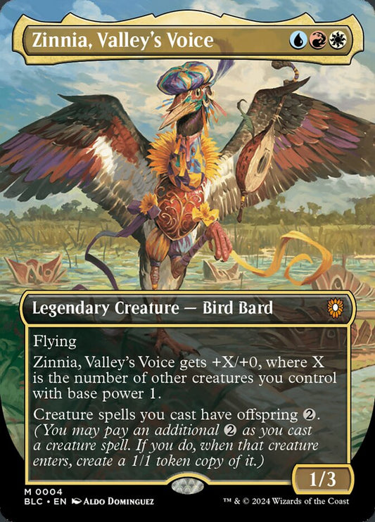 Zinnia, Valley's Voice – Bloomburrow Commander [BLC] – English – #4