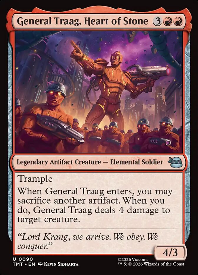 General Traag, Heart of Stone – Teenage Mutant Ninja Turtles [TMT] – English – #90