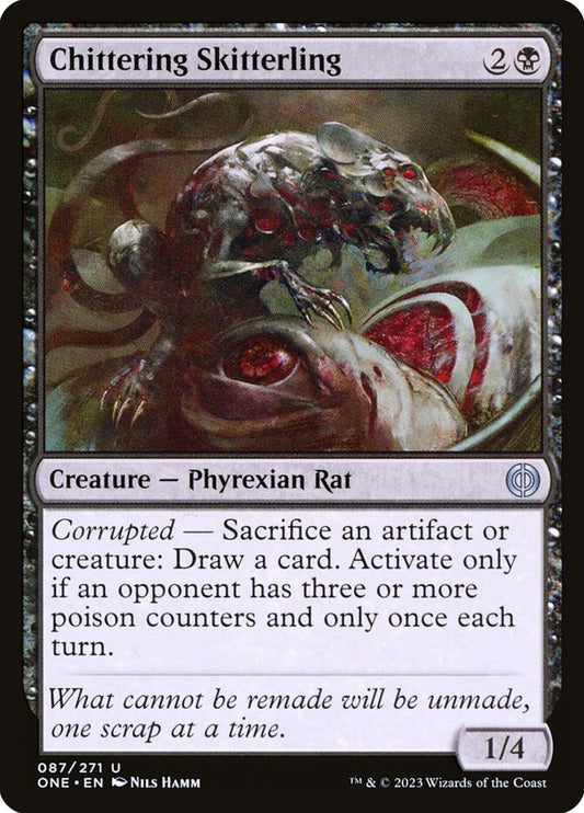 Chittering Skitterling – Phyrexia: All Will Be One [ONE] – D – #87