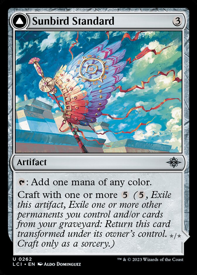 Sunbird Standard // Sunbird Effigy – The Lost Caverns of Ixalan [LCI] – English – #262