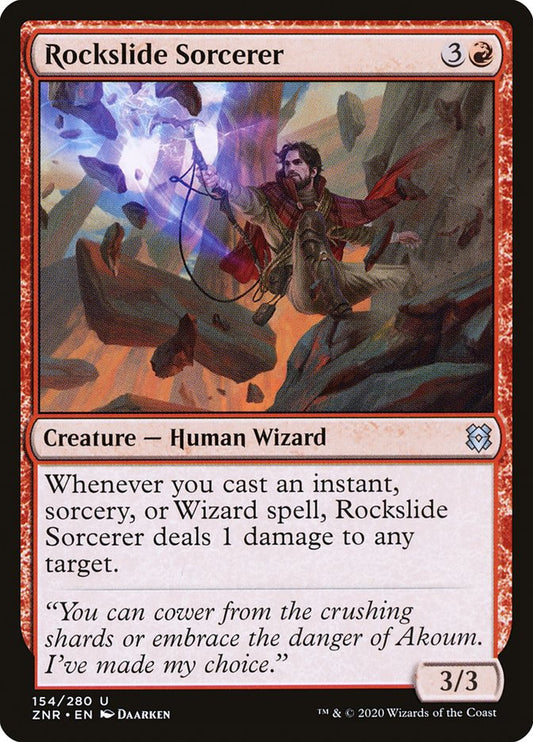Rockslide Sorcerer – Zendikar Rising [ZNR] – English – #154