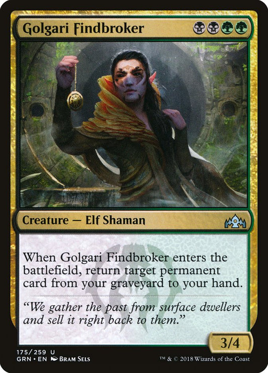 Golgari Findbroker – Guilds of Ravnica [GRN] – D – #175
