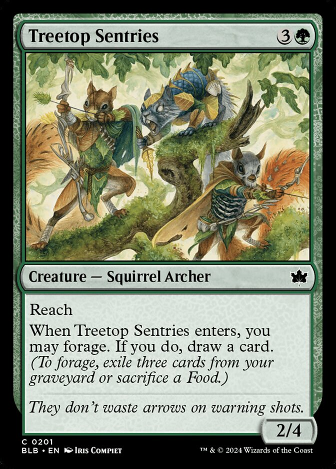 Treetop Sentries – Bloomburrow [BLB] – English – #201