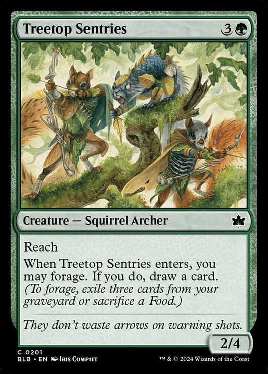Treetop Sentries – Bloomburrow [BLB] – English – #201