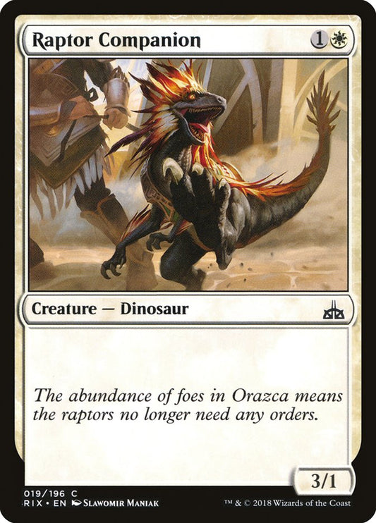 Raptor Companion – Rivals of Ixalan [RIX] – D – #19