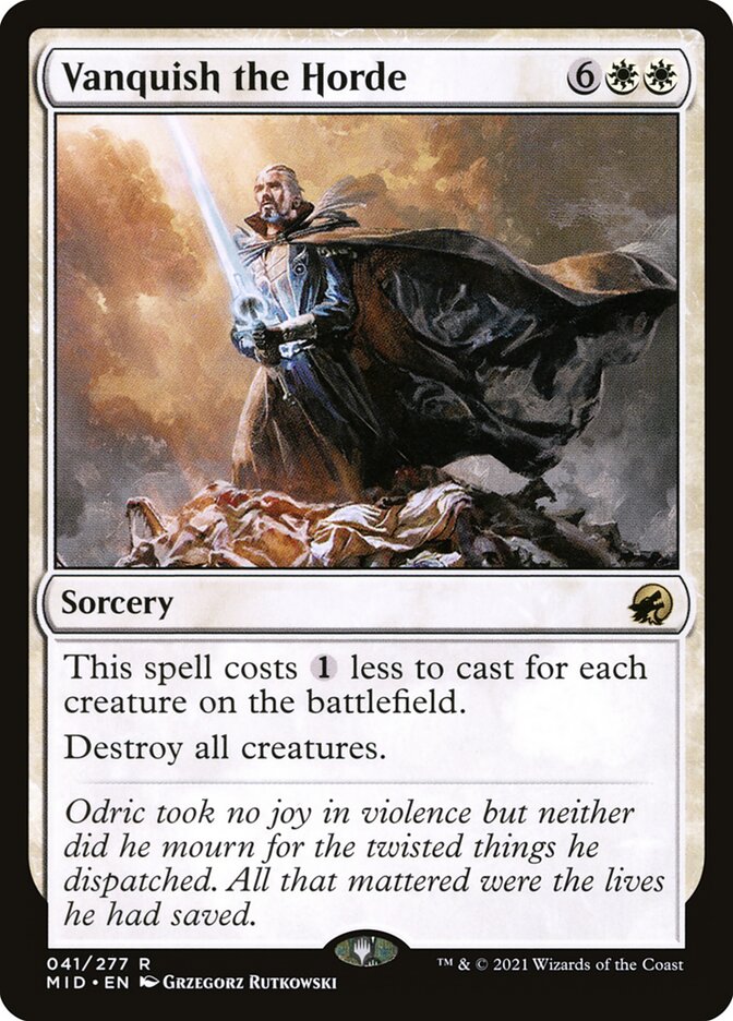 Vanquish the Horde – Innistrad: Midnight Hunt [MID] – English – #41