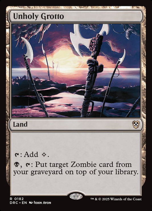 Unholy Grotto – Aetherdrift Commander [DRC] – English – #182