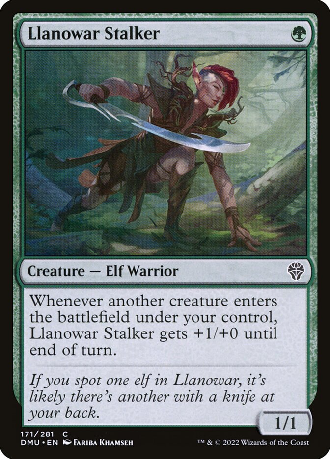 Llanowar Stalker – Dominaria United [DMU] – English – #171