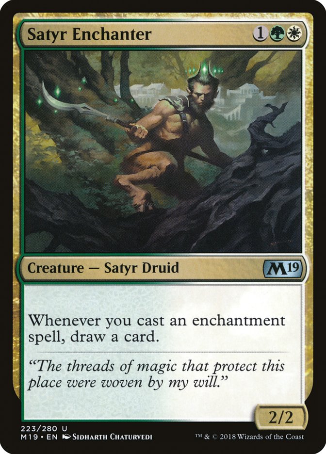 Satyr Enchanter – Core Set 2019 [M19] – English – #223
