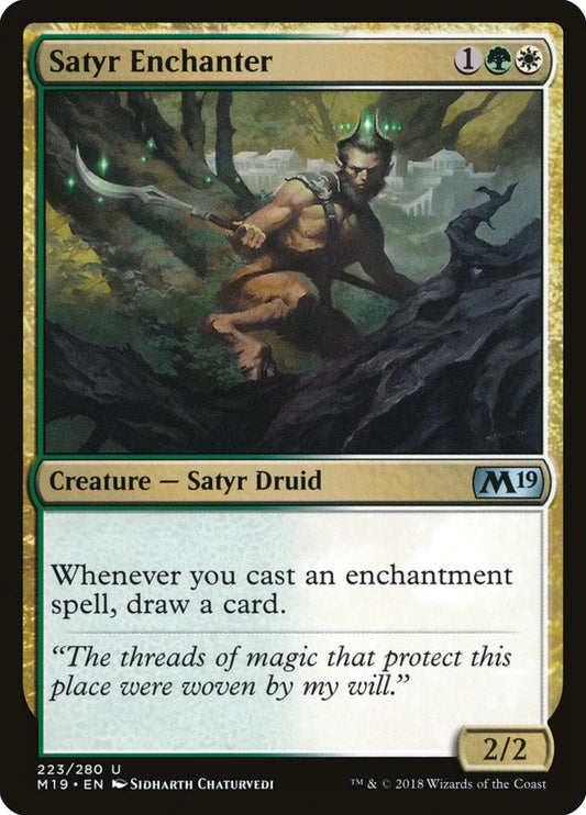 Satyr Enchanter – Core Set 2019 [M19] – English – #223