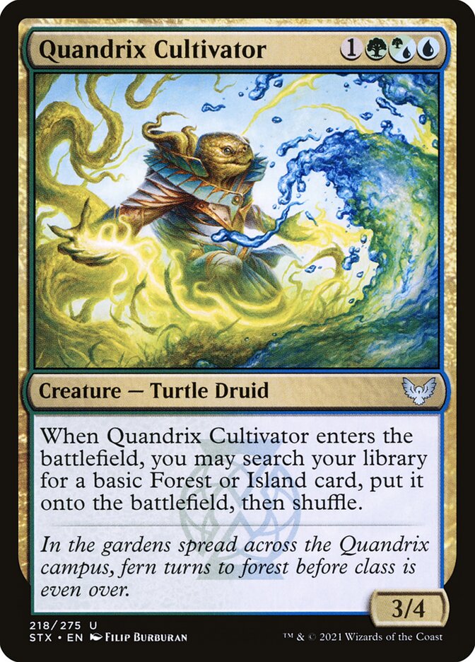 Quandrix Cultivator – Strixhaven: School of Mages [STX] – D – #218