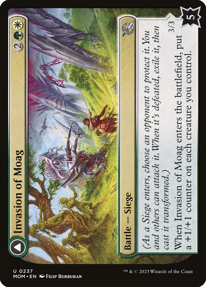 Invasion of Moag // Bloomwielder Dryads – March of the Machine [MOM] – English – #237