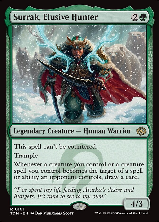 Surrak, Elusive Hunter – Tarkir: Dragonstorm [TDM] – D – #161