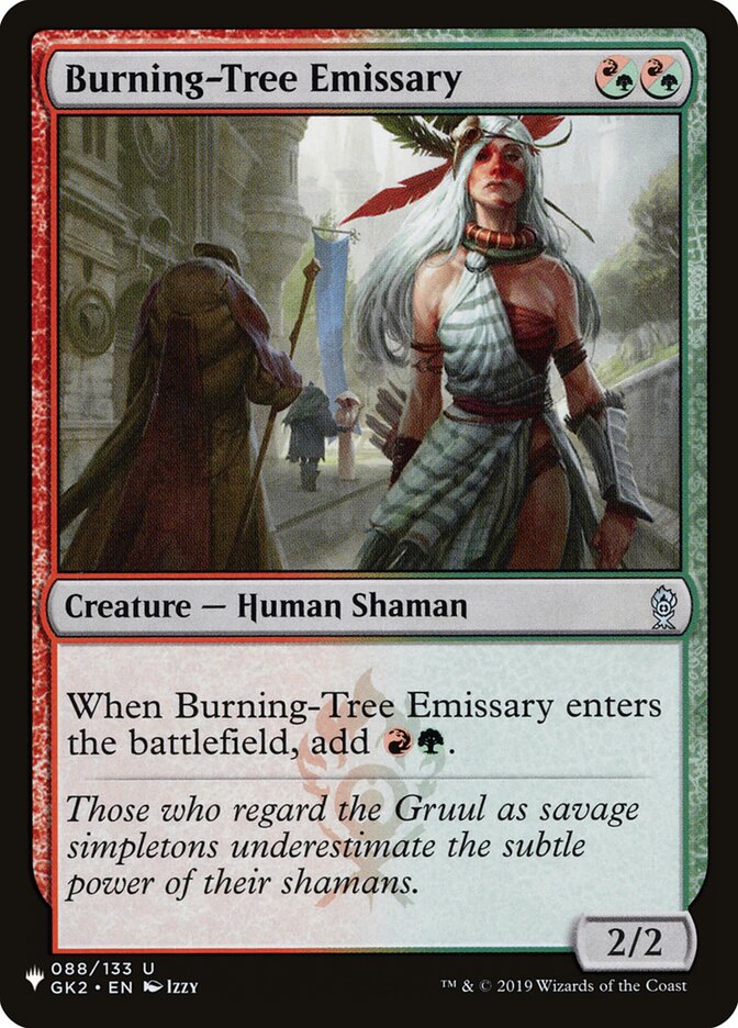 Burning-Tree Emissary – The List [PLST] – English – #GK2-88