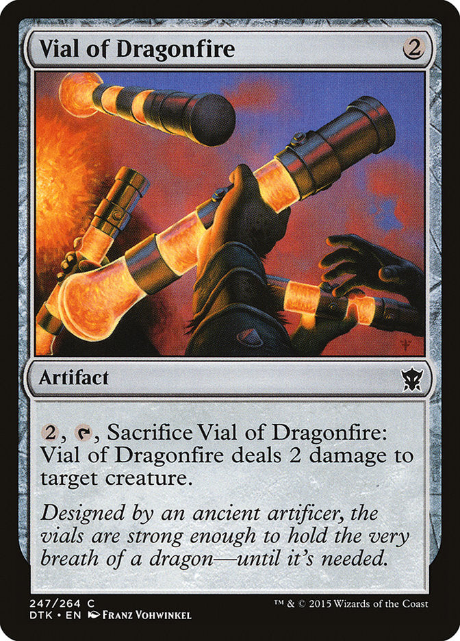 Vial of Dragonfire – Dragons of Tarkir [DTK] – English – #247