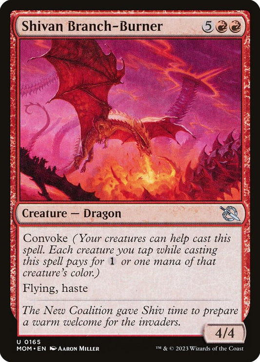 Shivan Branch-Burner – March of the Machine [MOM] – English – #165