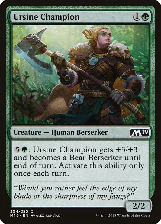 Ursine Champion – Core Set 2019 [M19] – D – #304
