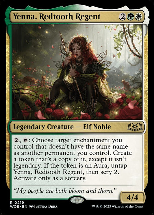 Yenna, Redtooth Regent – Wilds of Eldraine [WOE] – English – #219