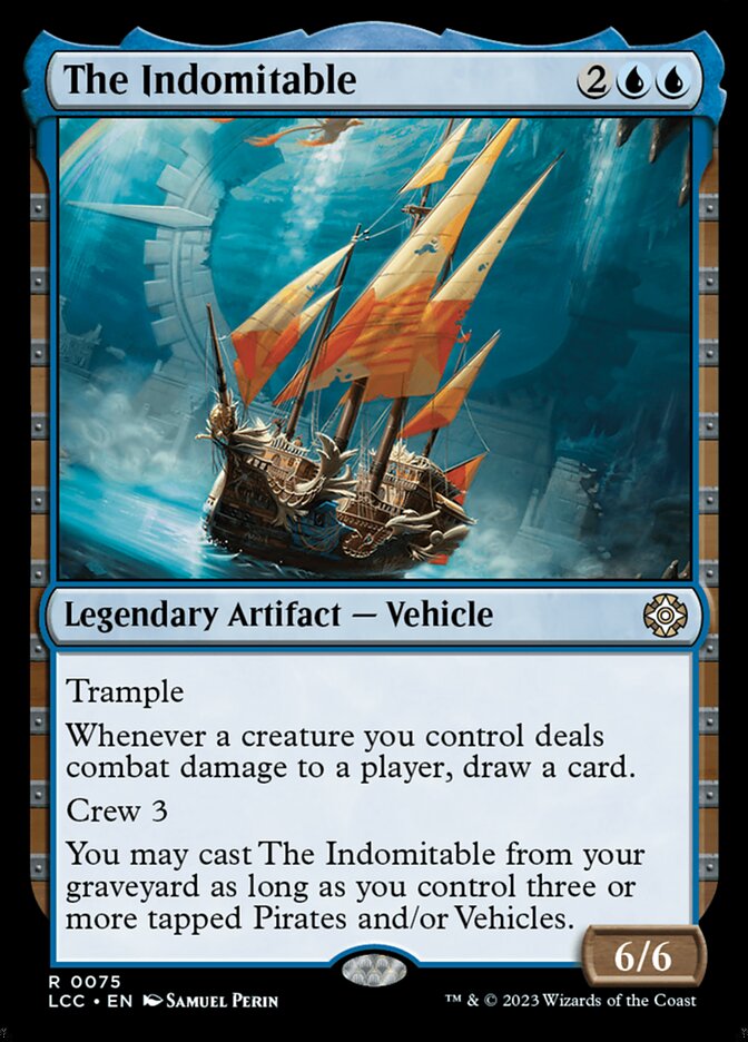 The Indomitable – The Lost Caverns of Ixalan Commander [LCC] – English – #75