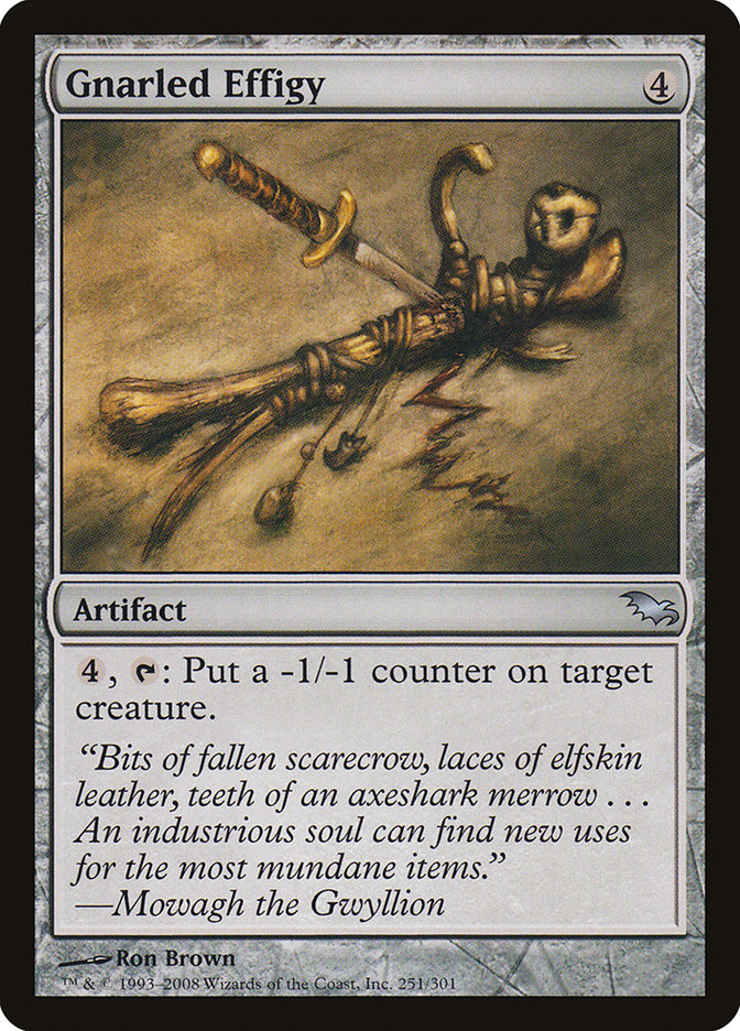 Gnarled Effigy – Shadowmoor [SHM] – English – #251