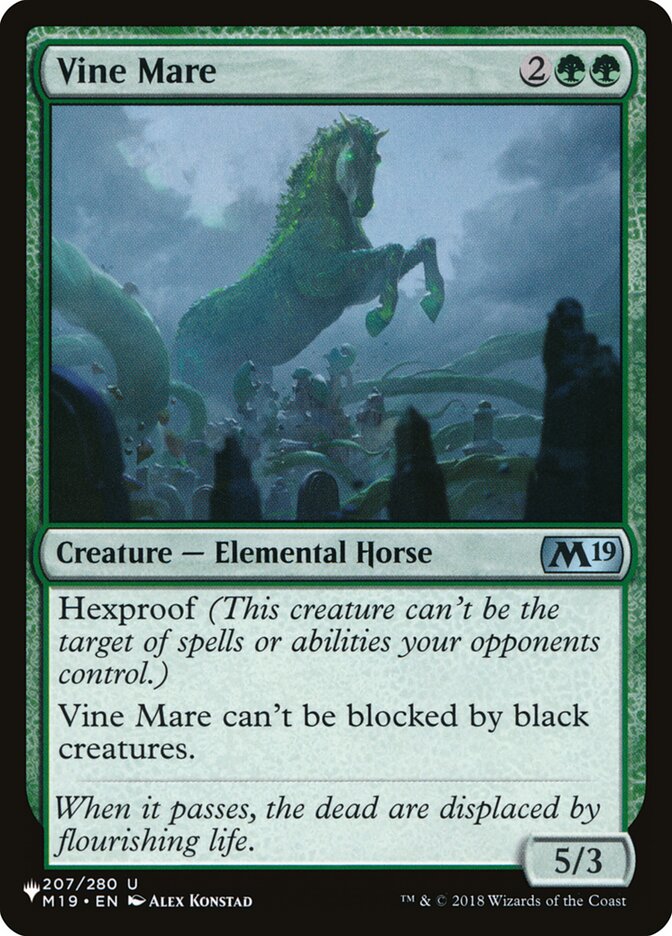 Vine Mare – The List [PLST] – English – #M19-207