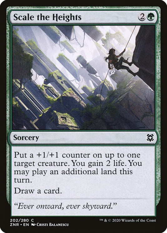 Scale the Heights – Zendikar Rising [ZNR] – English – #202