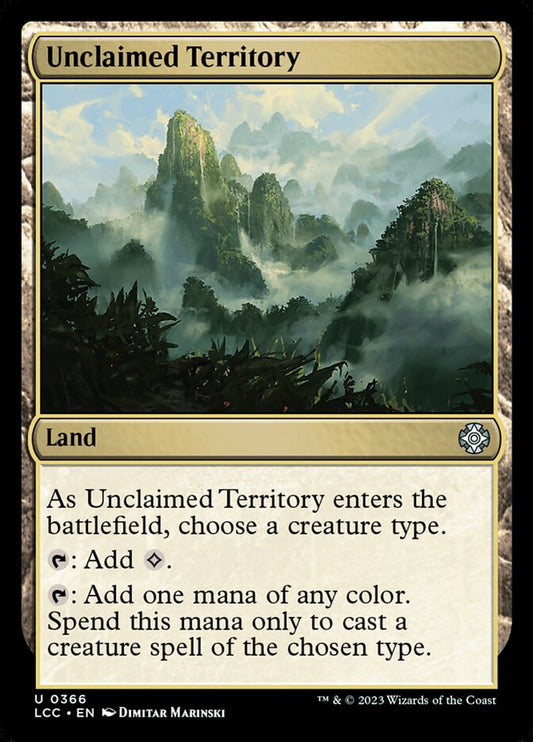 Unclaimed Territory – The Lost Caverns of Ixalan Commander [LCC] – English – #366