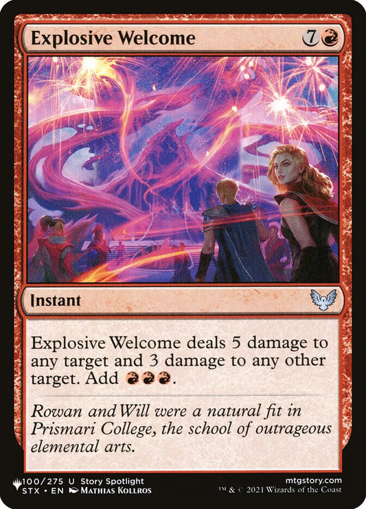 Explosive Welcome – The List [PLST] – English – #STX-100