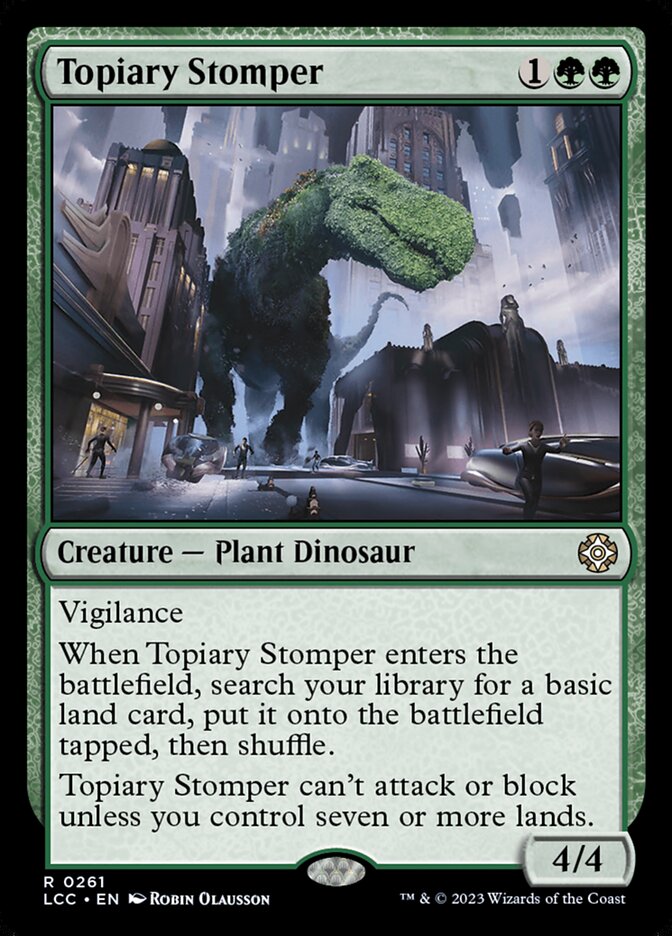 Topiary Stomper – The Lost Caverns of Ixalan Commander [LCC] – English – #261