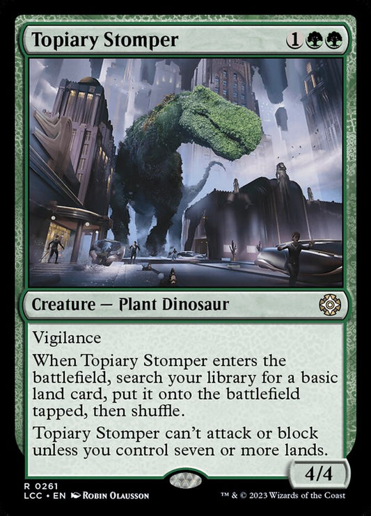 Topiary Stomper – The Lost Caverns of Ixalan Commander [LCC] – English – #261