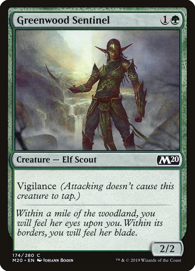 Greenwood Sentinel – Core Set 2020 [M20] – D – #174