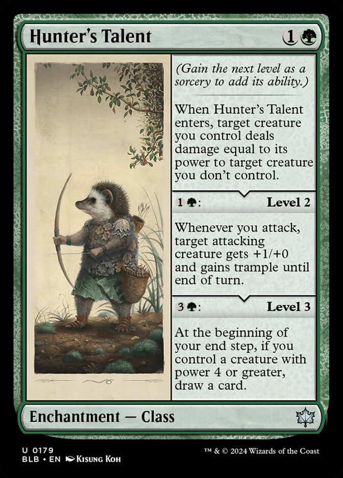 Hunter's Talent – Bloomburrow [BLB] – English – #179